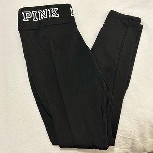 Pink Victoria Secret leggings.